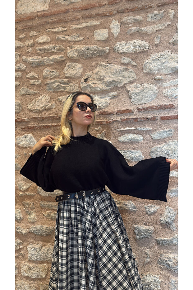 YARASA KOL TRİKO KAZAK - 3