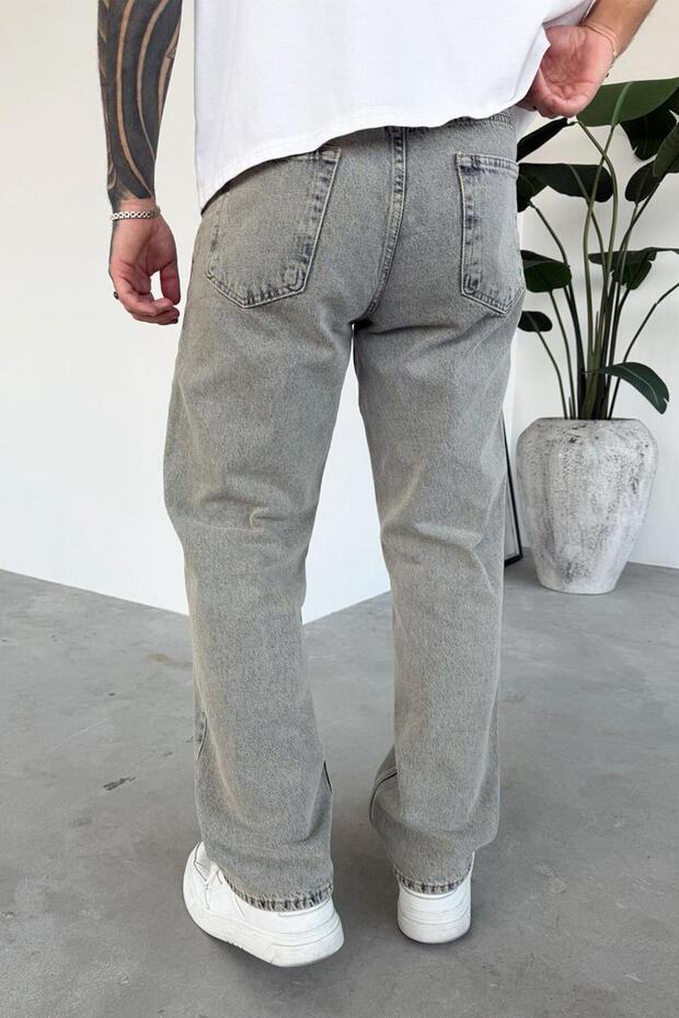 Eskitme Buz Mavi Basic Premium Regular Pantolon - 3