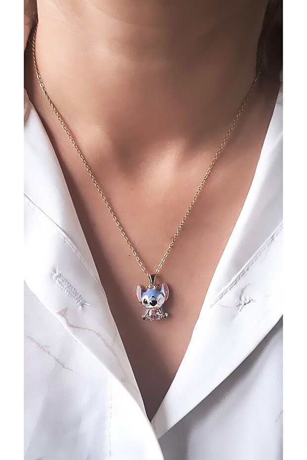 Lilo Stitch Çelik Kolye05 - 3