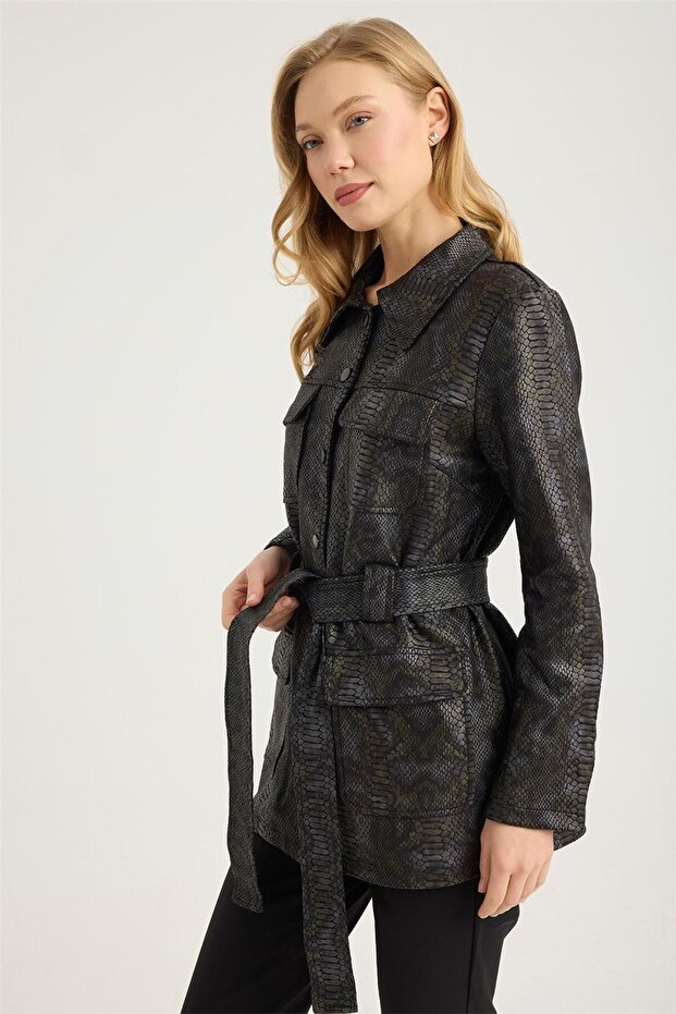 Python patterned jacket - 2