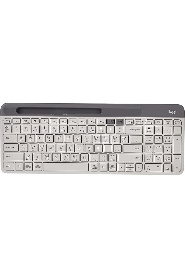 لوحة مفاتيح لاسلكية متعددة الأجهزة رفيعة K580 - 1