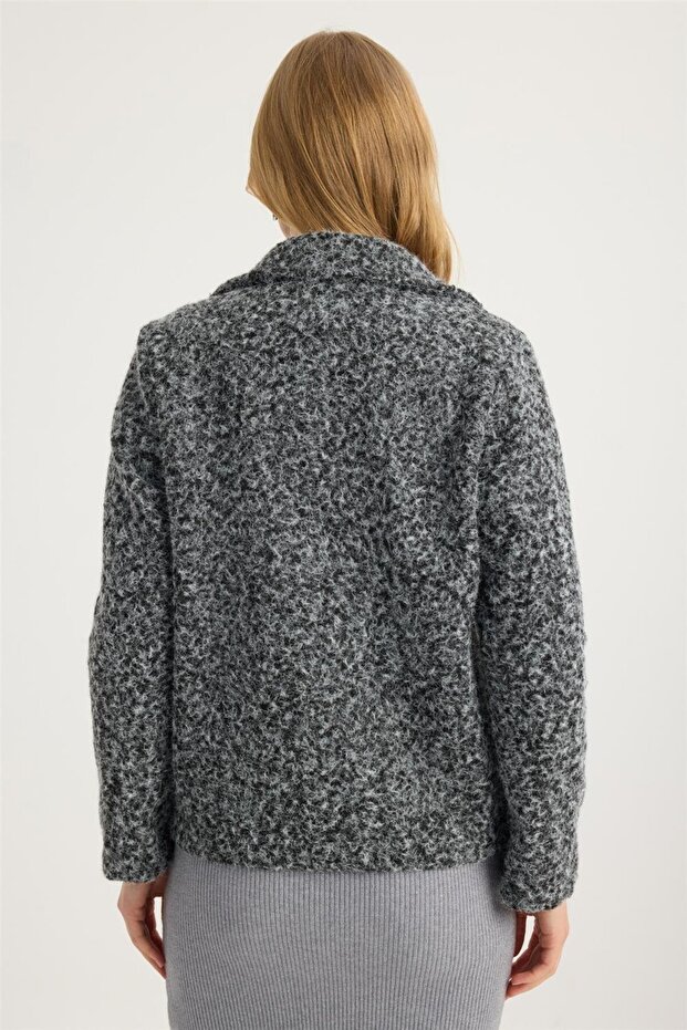 Kırçıllı Kısa Ceket - 5