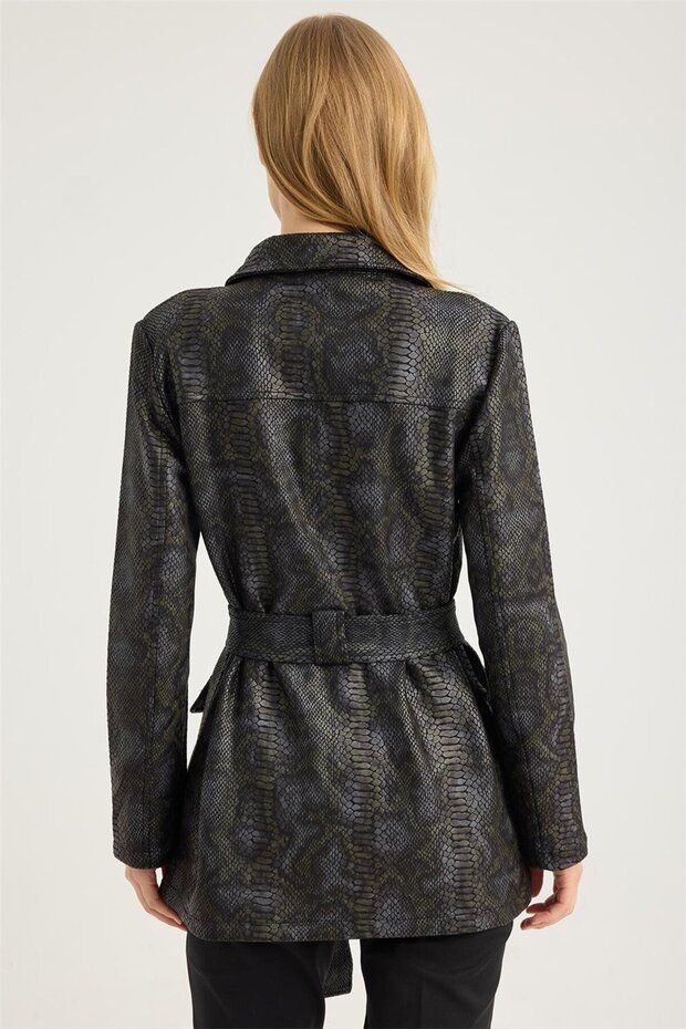 Python patterned jacket - 5
