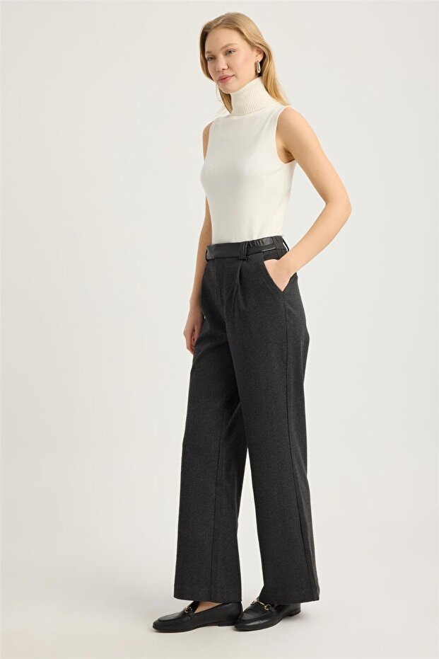 Pantaloni de tip Herringbone - 2
