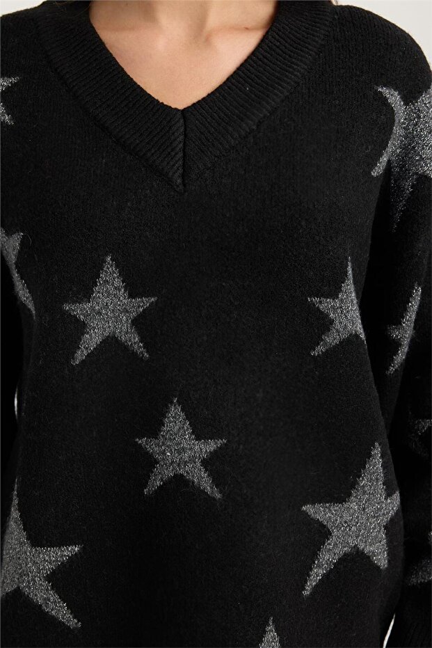 V Yaka Simli Triko - 4