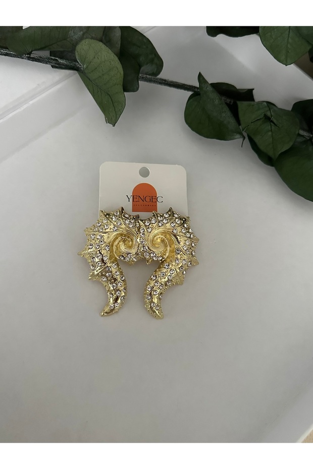 Salyangoz Model Küpe - 2