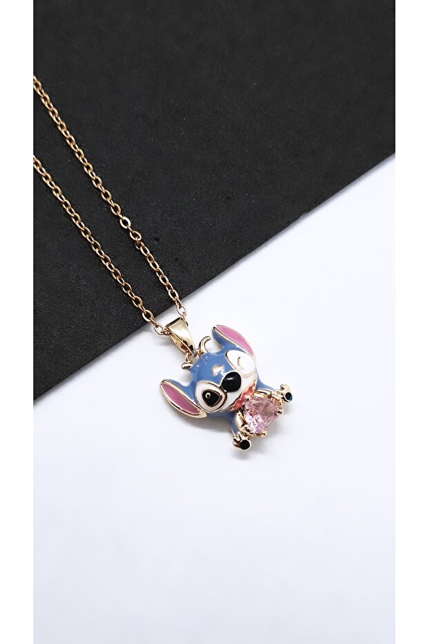 Lilo Stitch Çelik Kolye05 - 4