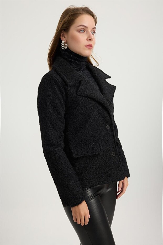 Kırçıllı Kısa Ceket - 3