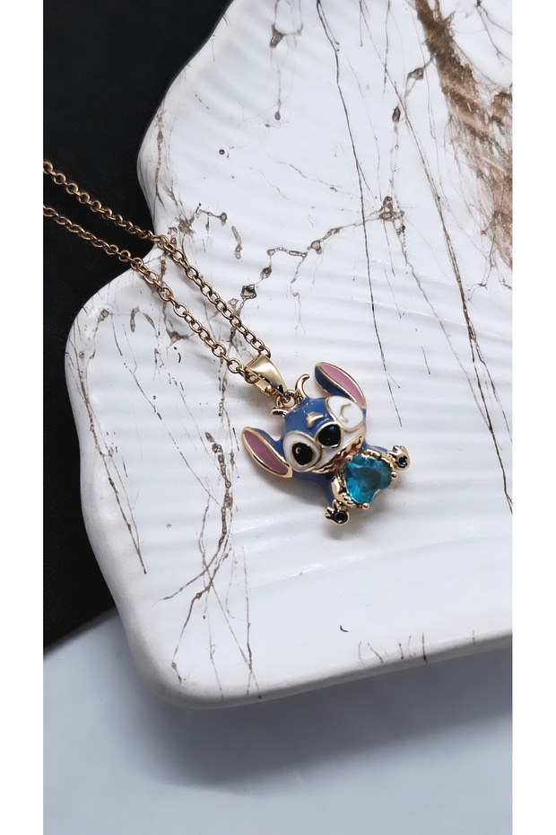 Lilo Stitch Çelik Kolye05 - 5