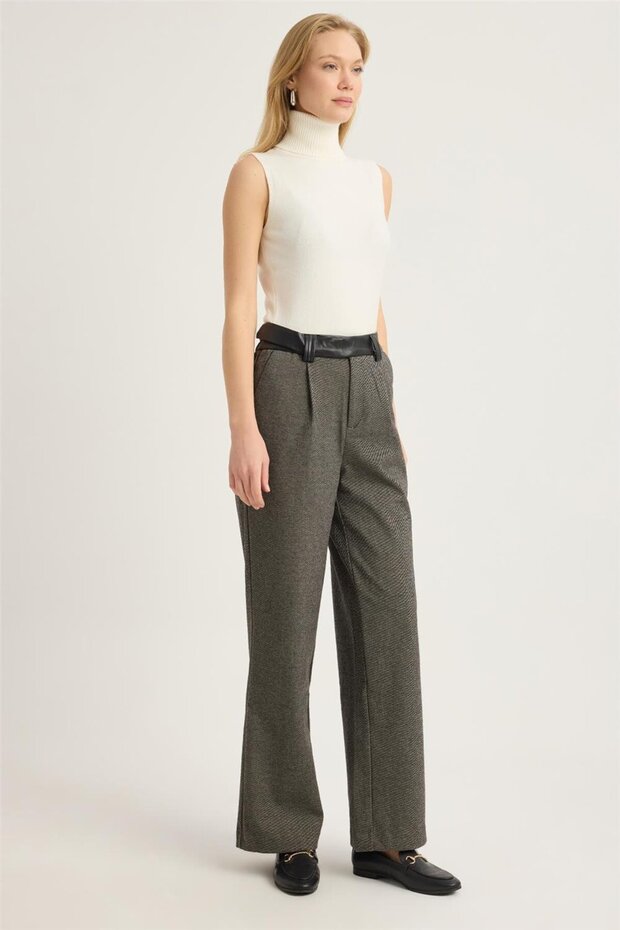Pantaloni de tip Herringbone - 3
