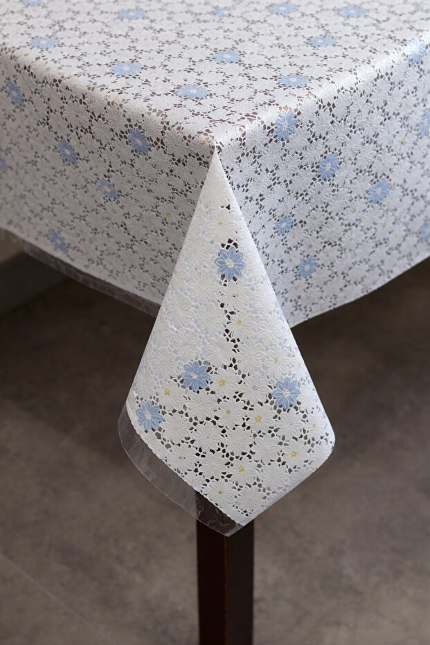 Premium Lace Look PVC Tablecloth – Wipeable, Waterproof Oilcloth, Easy to Clean