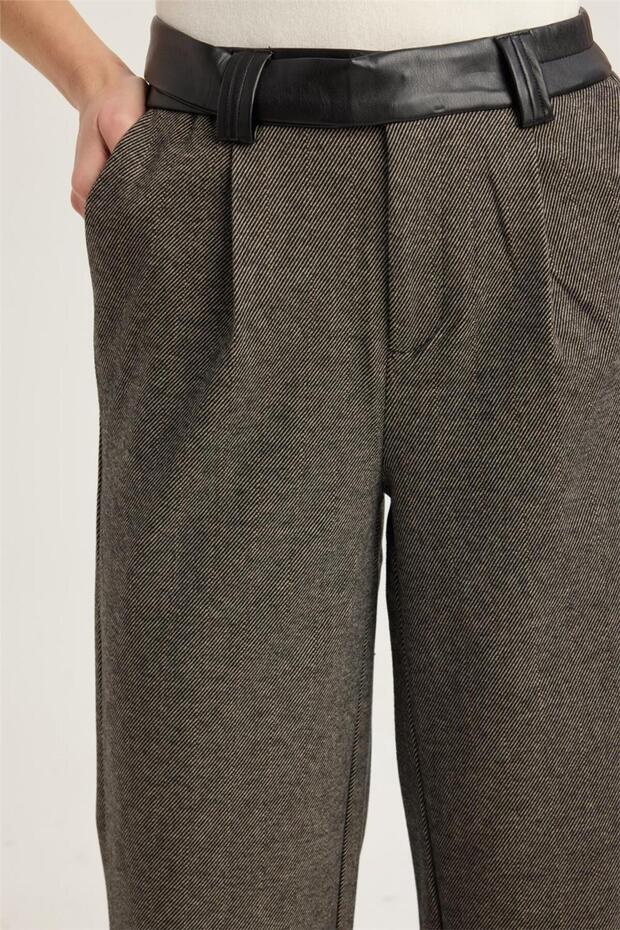 Pantaloni de tip Herringbone - 4