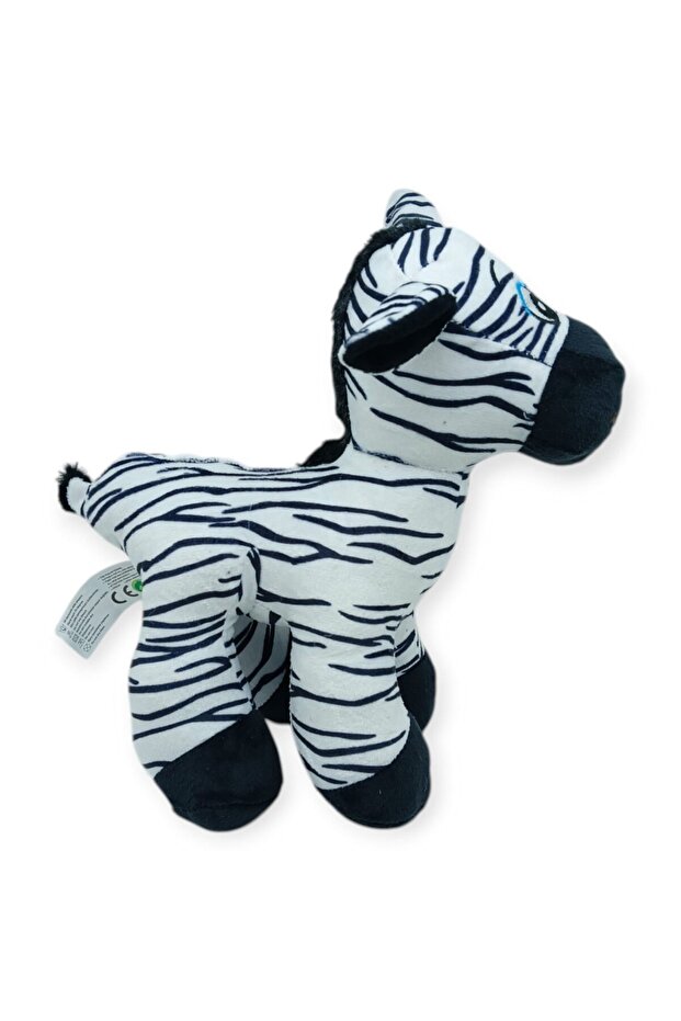 حيوانات قطيفة 30 سم - حمار وحشي (ليسينيا) - 3