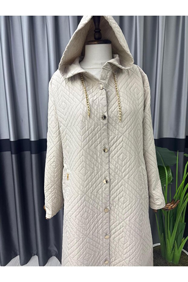 قبعة مطرزة بنمط هندسي مطرز - 3