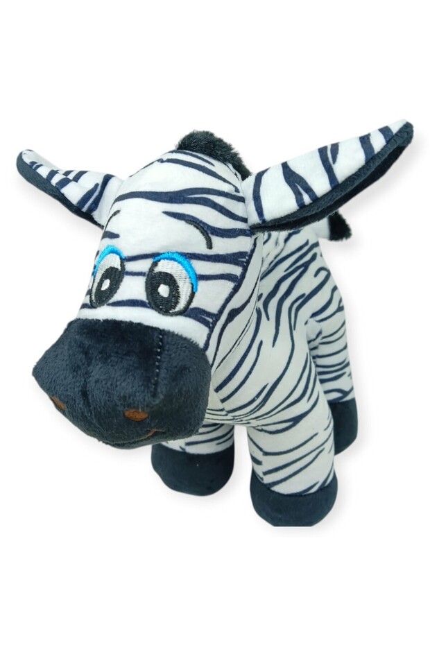 حيوانات قطيفة 30 سم - حمار وحشي (ليسينيا) - 4