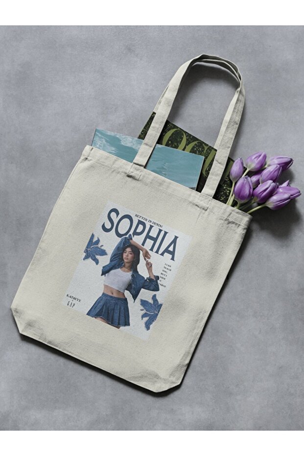 Sophia Katseye Kpop Idol Y2K Tote Bag Gnarly Gabriela