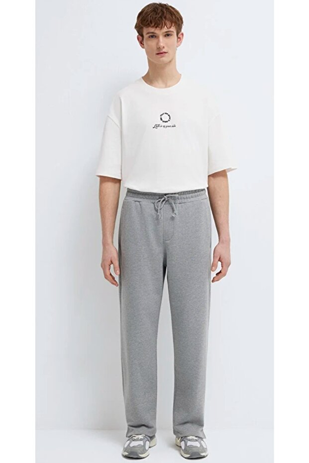 M0010462 Basic Erkek Eşofman Altı GRİ - 7