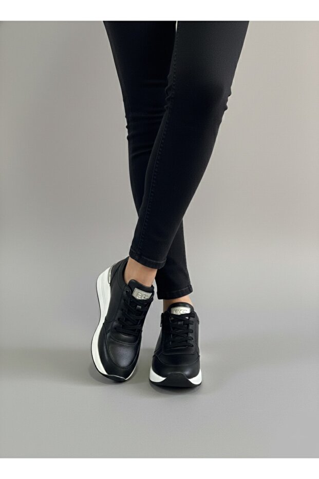 Pantofi casual de damă, negri - 5