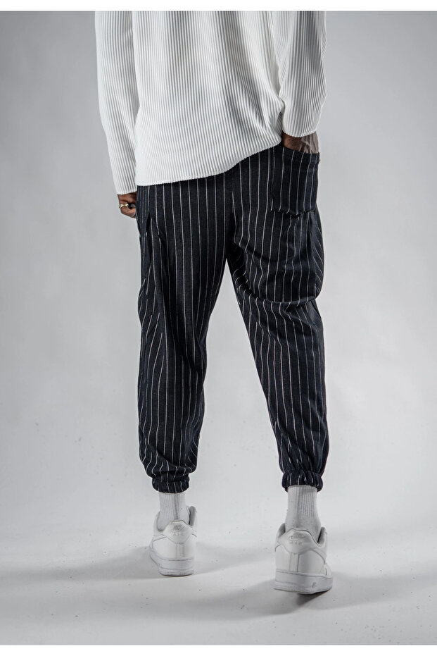 بنطلون شالوار منقوش بخصر مطاطي - 2