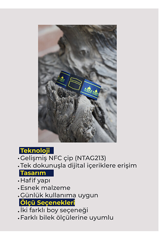 سوار الحدیس بتقنية NFC – قارئ الحدیس الرقمي بلمسة واحدة - 2