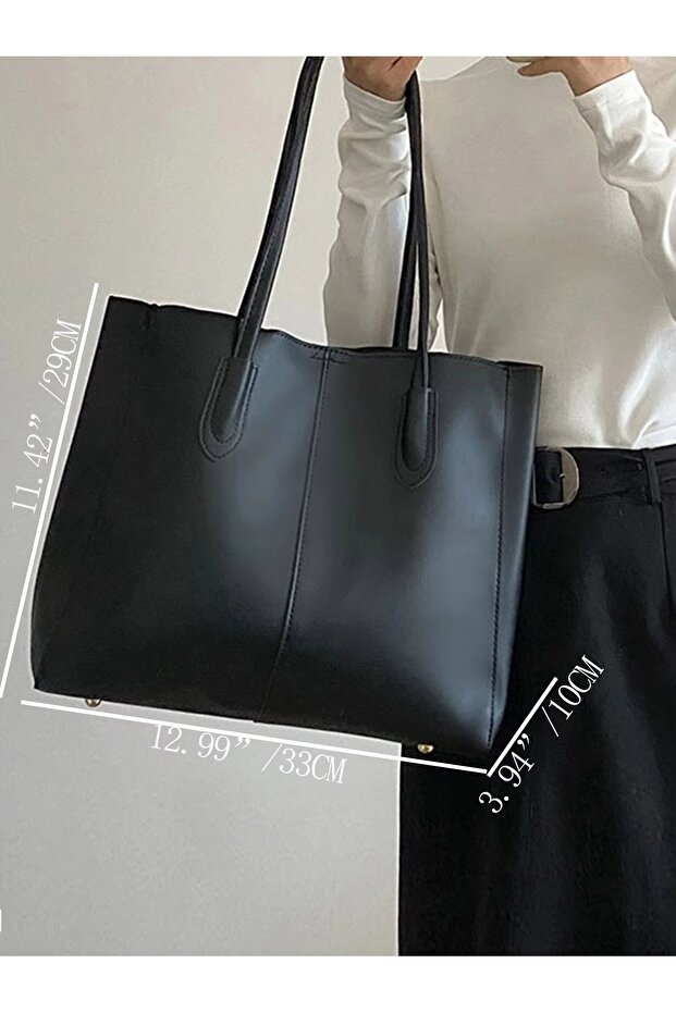 Medium bag with plain pouch - 4