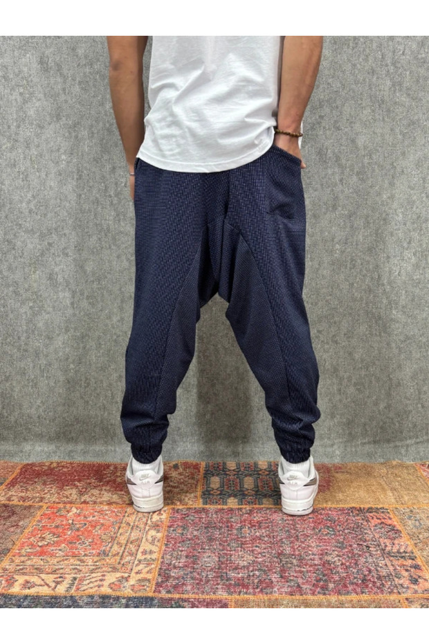 بنطلون شالوار منقوش بخصر مطاطي - 2