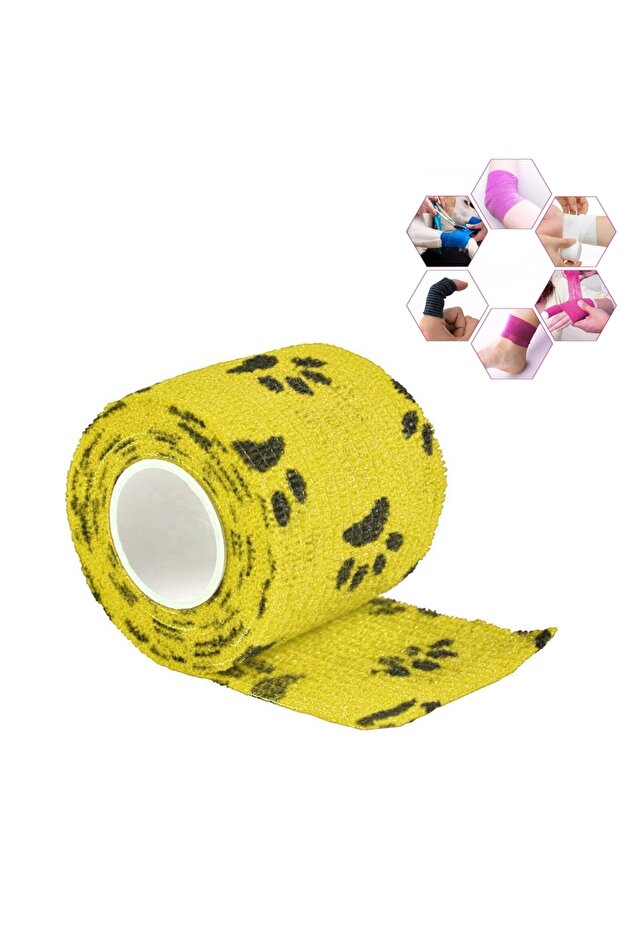 Pati Koban Bandage - Self-Adhesive Bandage - Coban Bandage-Elastic Wrap Bandage 5Cmx4.5 M.