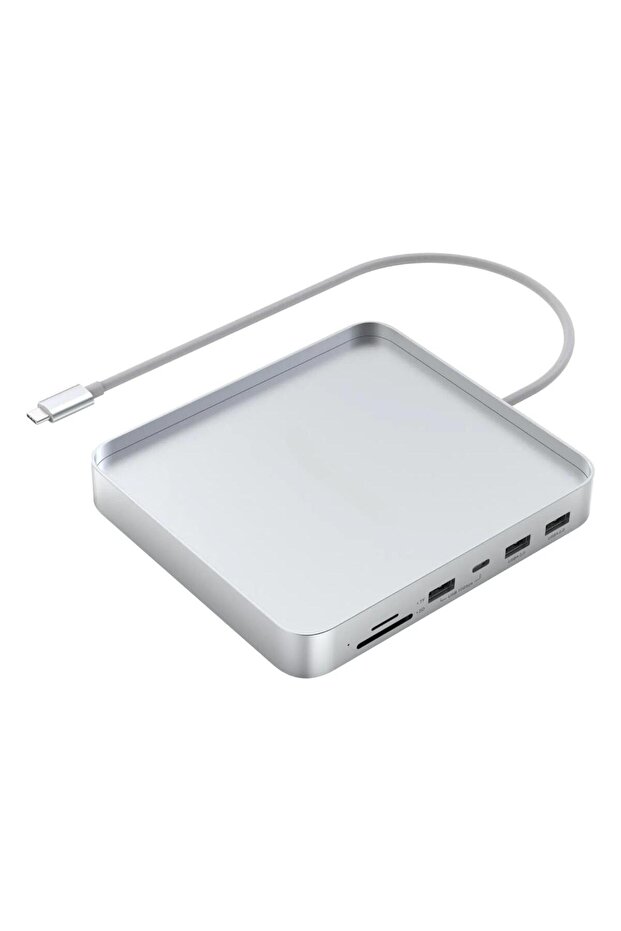 24” iMac Compatible USB-C Hub Stand with SSD Enclosure 10Gbps SD Card Reader