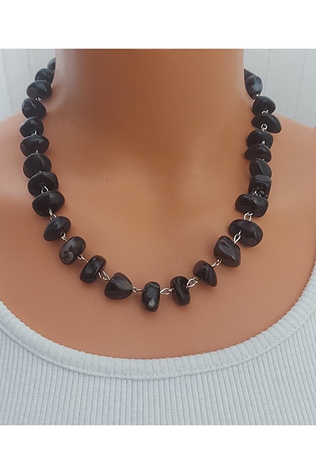 قلادة مرصعة بحجر العقيق - 3