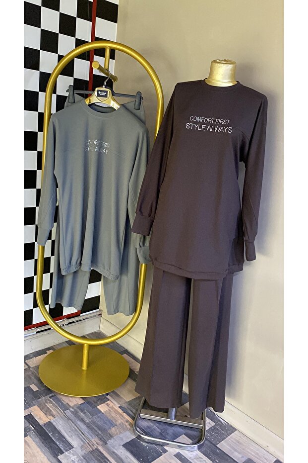 TRENDY ÖRME CUPRA EŞOFMAN TAKIMI - 4