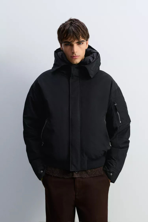 Kapitone Bomber Ceket - 1