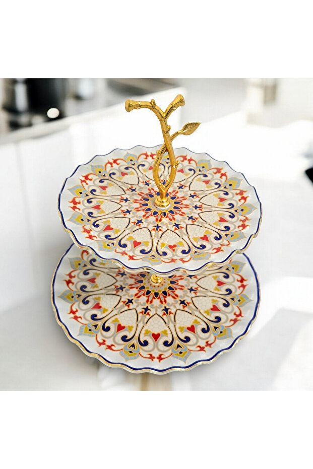 Orient Gold Gilded Glass Cookie Holder