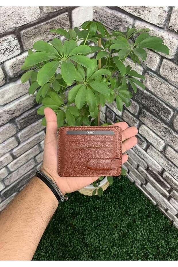 ماتي تان حامل بطاقة جلدية
