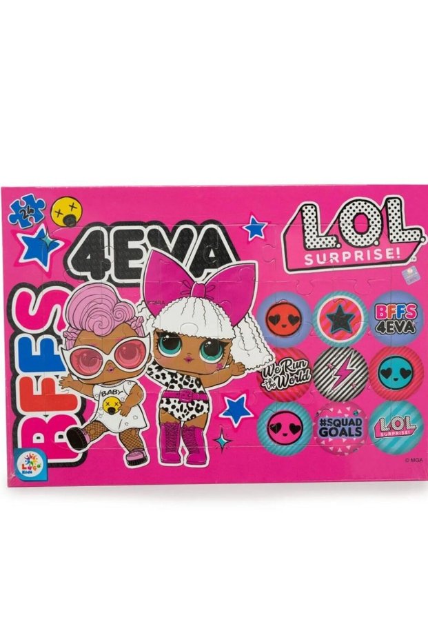 Laço Kids Lol Surprise Bff 4Eva 24 Piece Frame Puzzle Lol7594