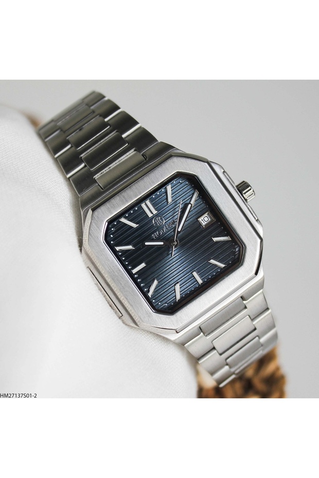 Hm27137S01-2 Men's Wristwatch with Steel Band