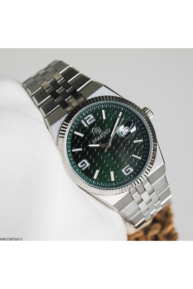 Hm27287S01-5 Men's Wristwatch with Steel Band