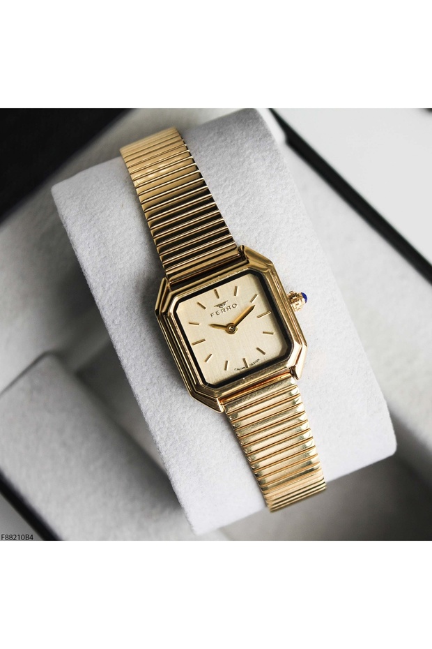 F88210B4 Çelik Kordonlu Kadın Kol Saati - 1