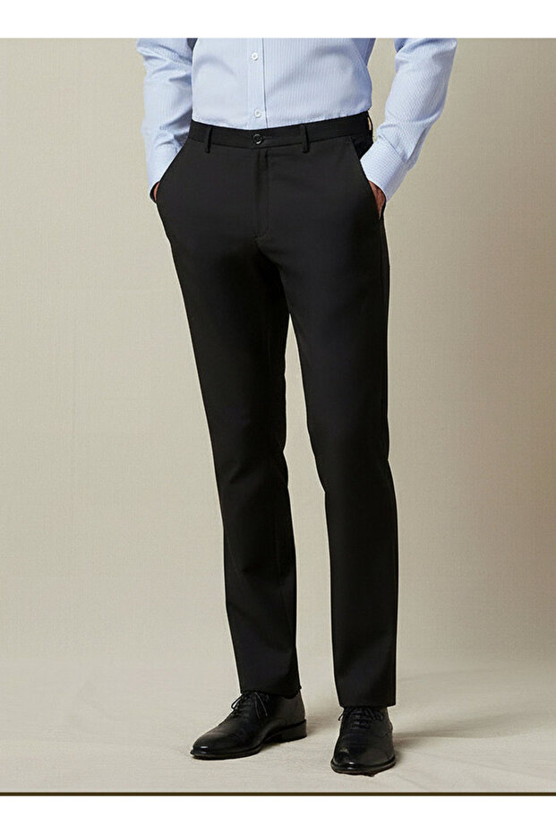 Men Regular Fit Formal Trousers