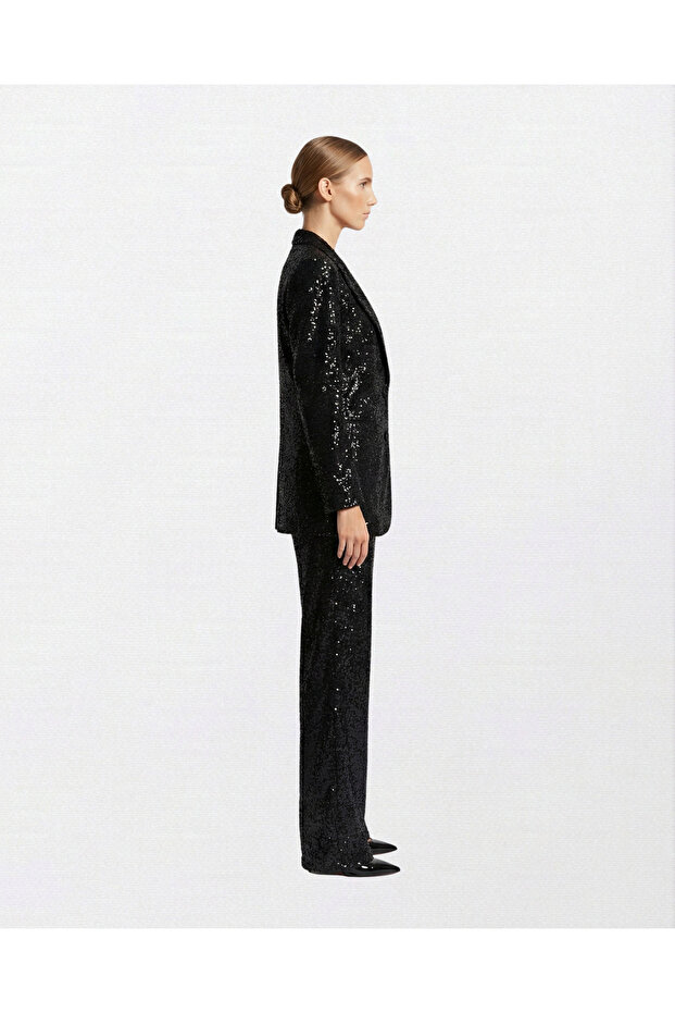 Siyah Payet Ceket - 3