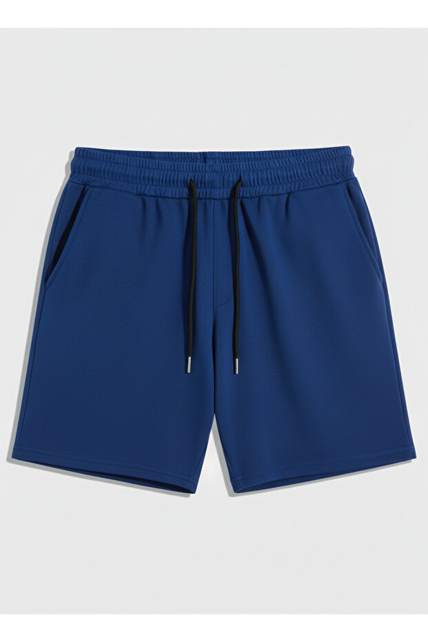 Men's Pocketed Combed Cotton Shorts