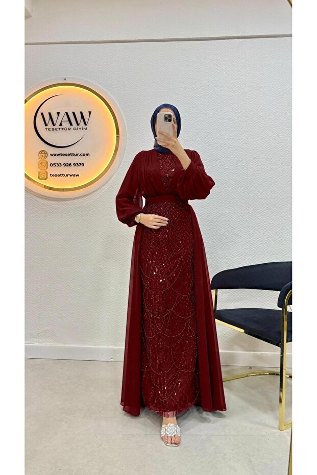 Amine Abiye Elbise - 1