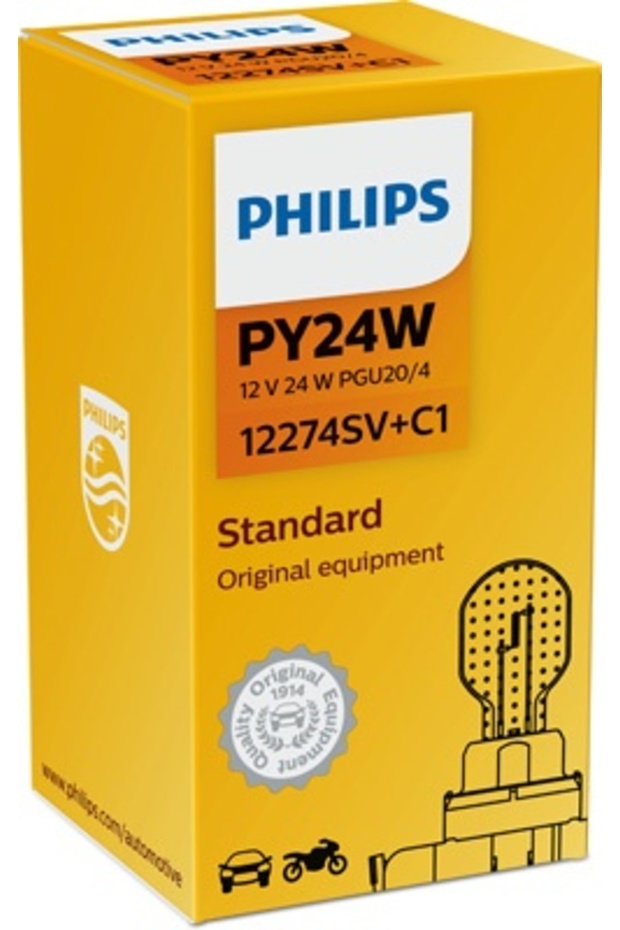 INDICATOR BULB 12V PY24 SILVER VISION - 2