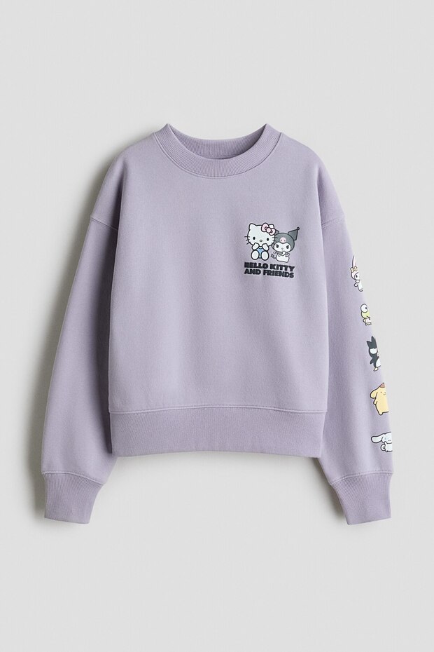 Baskı Motifli Sweatshirt - 1