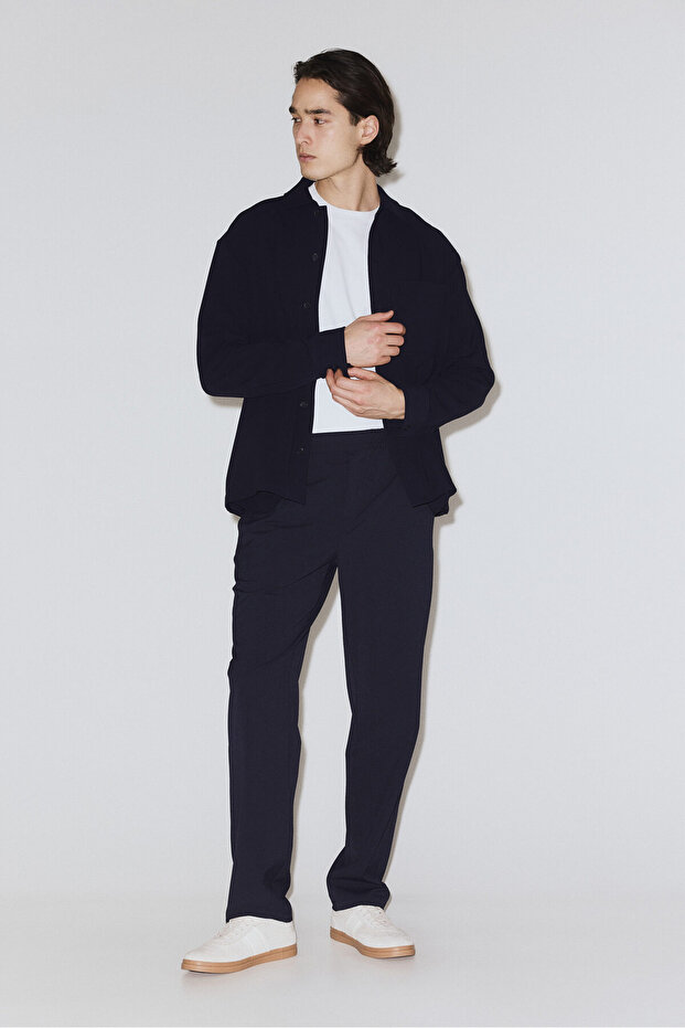 Four-way Stretch Overshirt Gömlek - 4