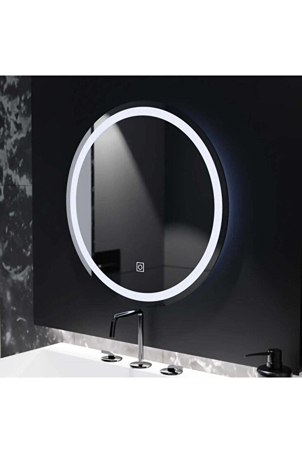 Round LED Mirror, 50cm, Basic Touch, Defog System, Dimmable - 3