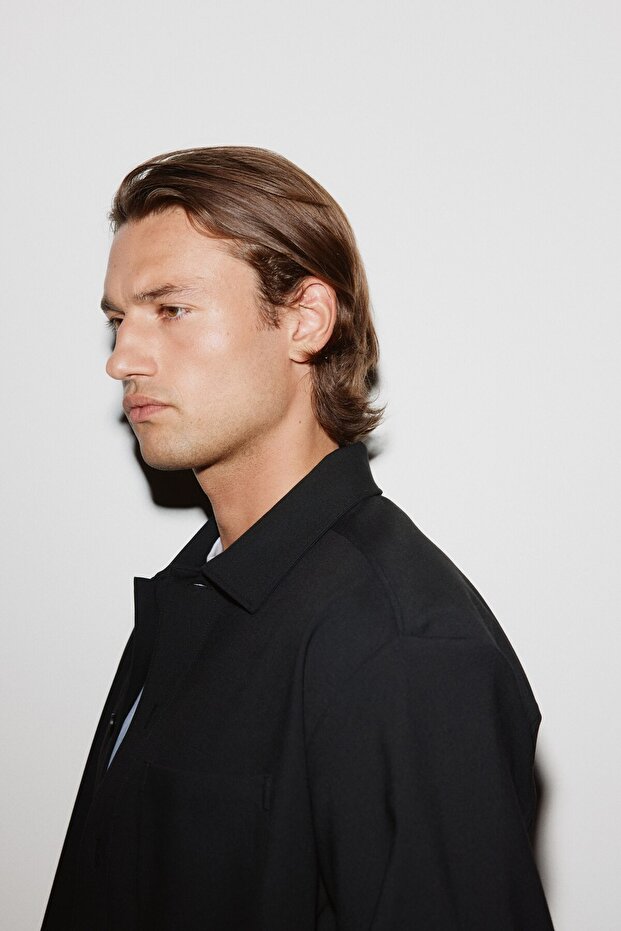 Four-way Stretch Overshirt Gömlek