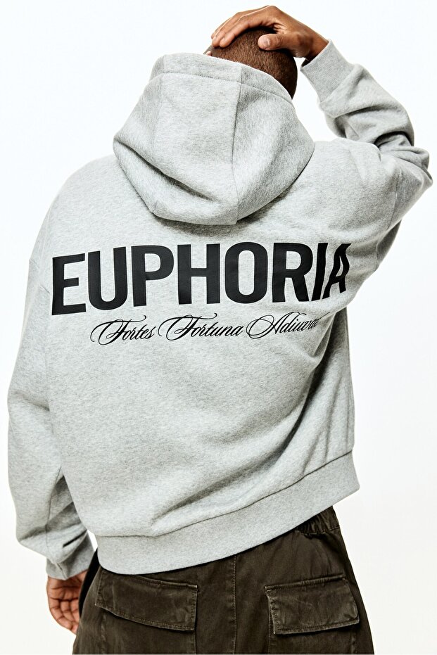 Kapüşonlu Üst Loose Fit - 4