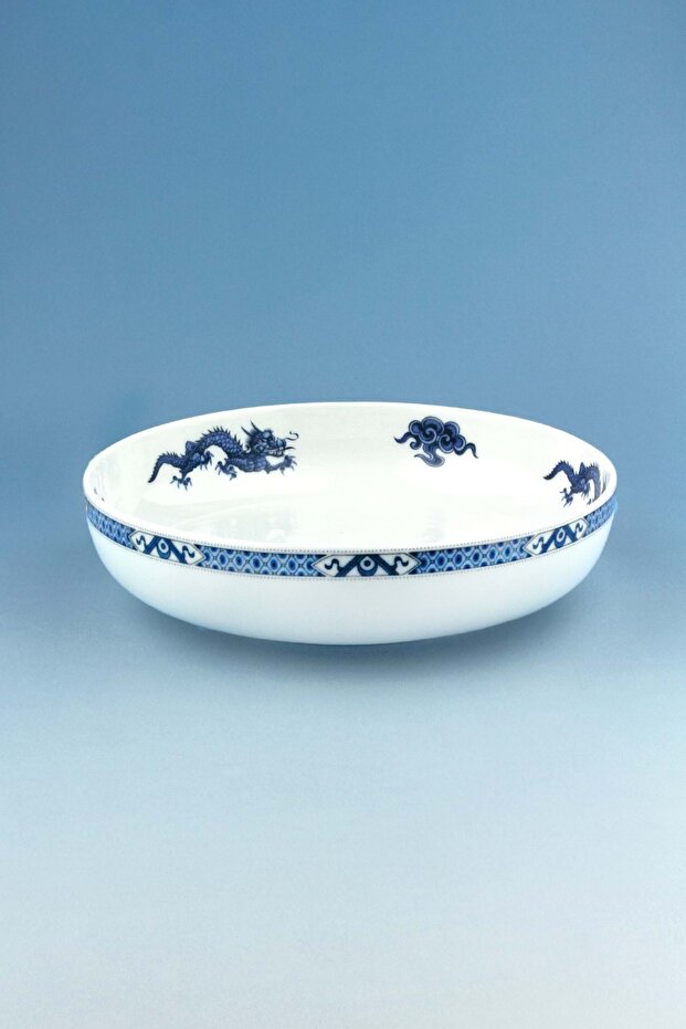 Asian Porcelain Salad Bowl