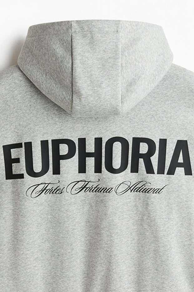 Kapüşonlu Üst Loose Fit - 7