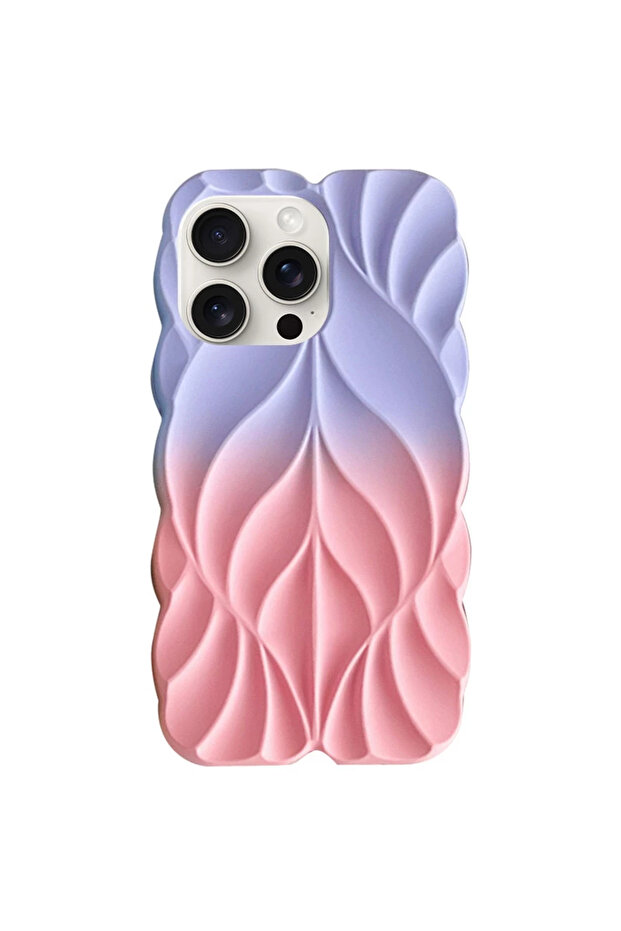iPhone XS Compatible Leaf Pattern Case - 2